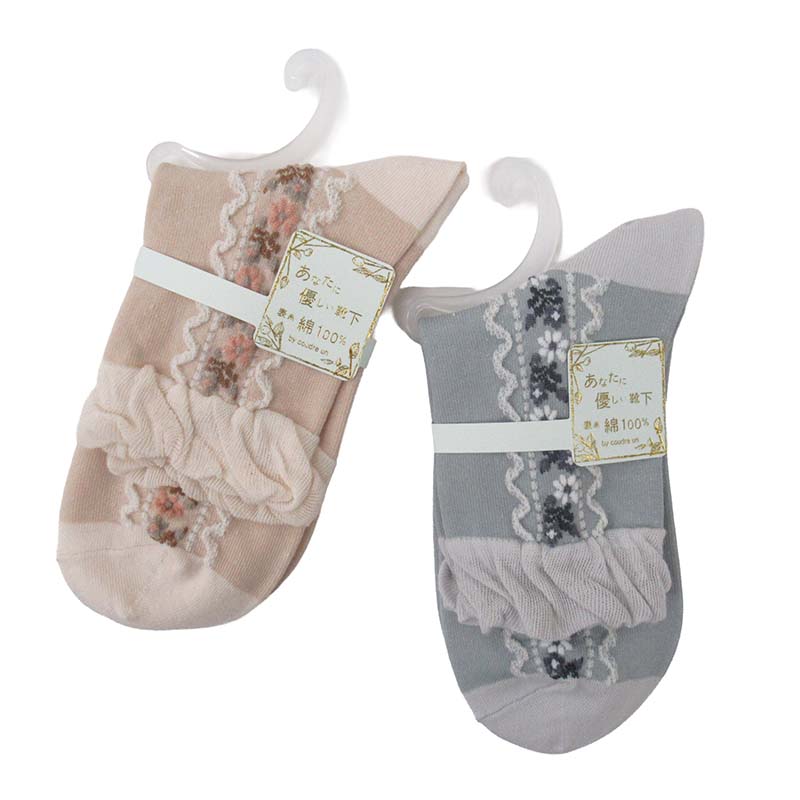 coudre un あなたに優しい靴下 チロリアンソックス